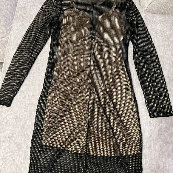 M Viola Long Sleeve Mesh Minidress Great condition like new - Picture 10 of 11